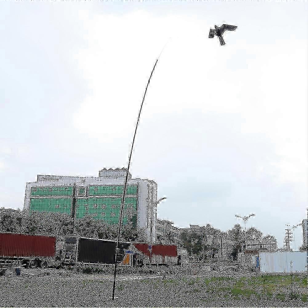 7m Telescopic Pole Extendable Bird Repeller Scarer Flying Hawk Kite