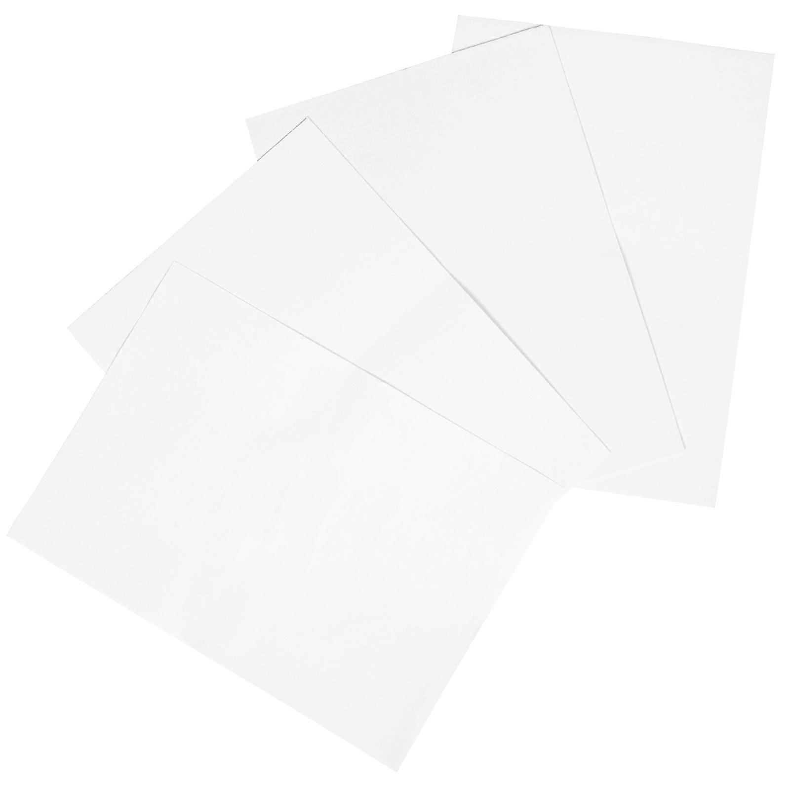 Model Making Material EVA Sheets Diy Activities Rectangular White 50x35cm 4Pcs