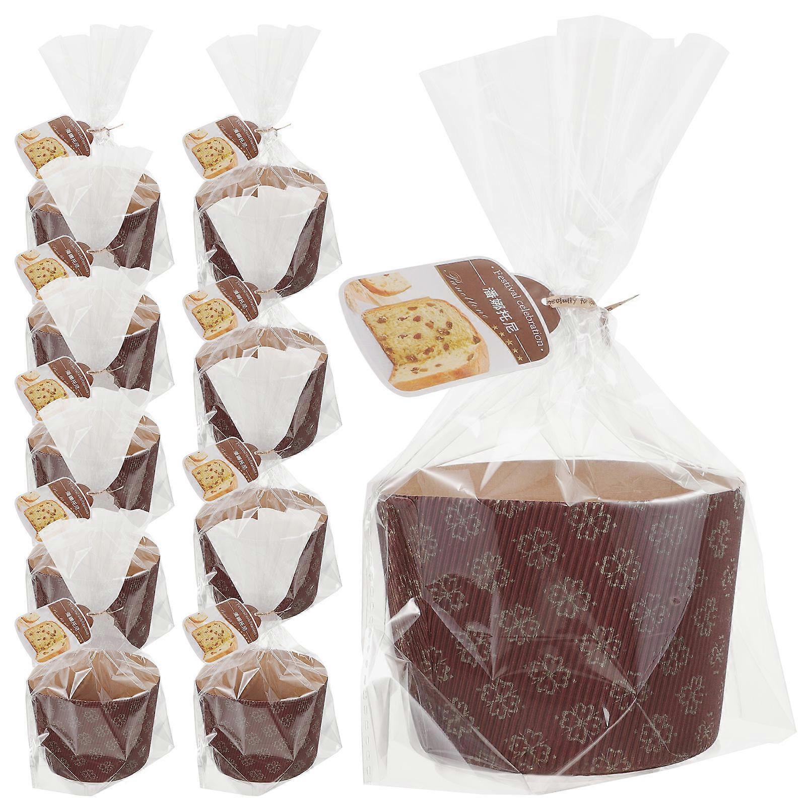 Cupcake Cases Baking Cups for Wedding 1Set Coffee Corrugated Paper