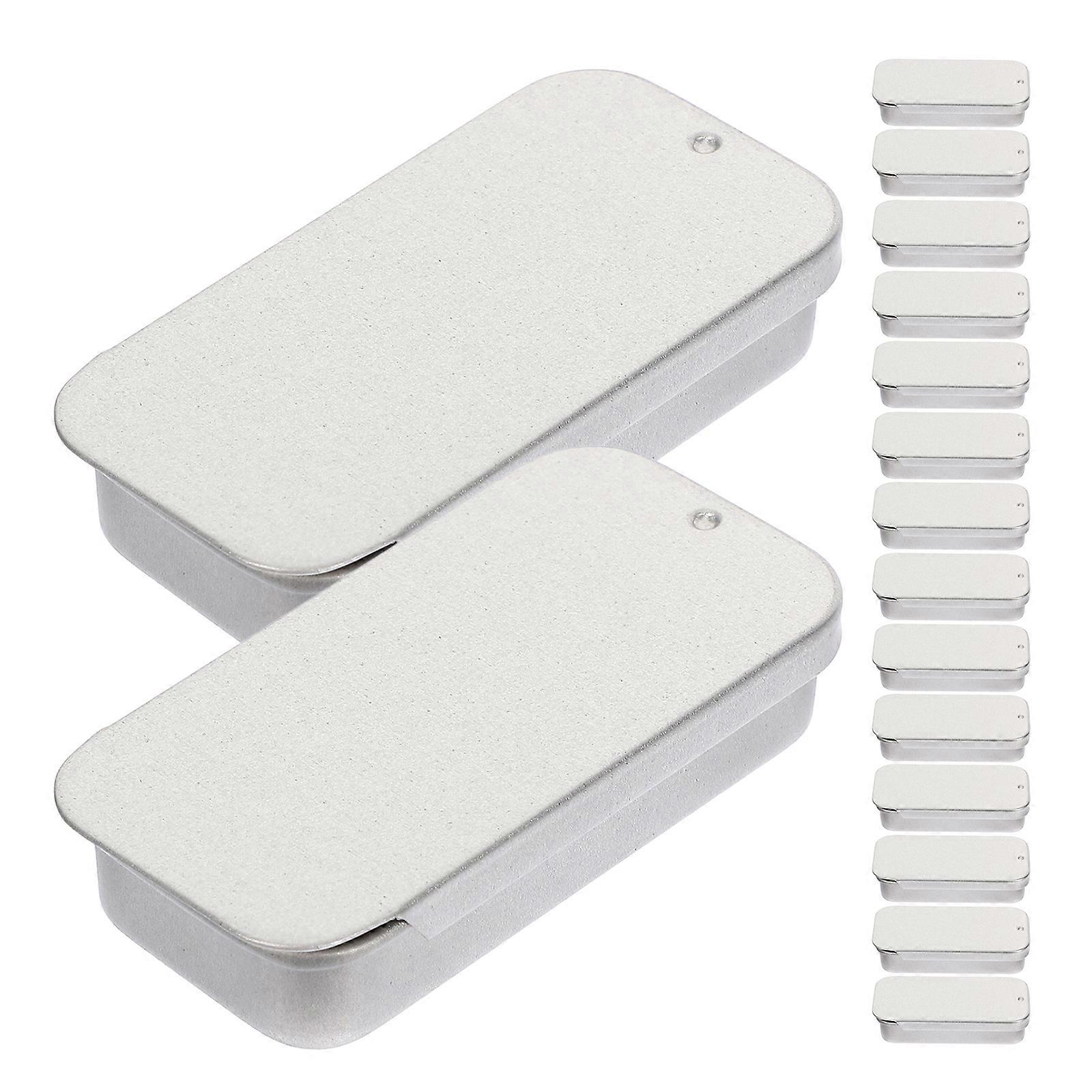 Small Tin Boxes Multi-Purpose Who Need Small Storage Solutions 5x2.5x1cm 16Pcs