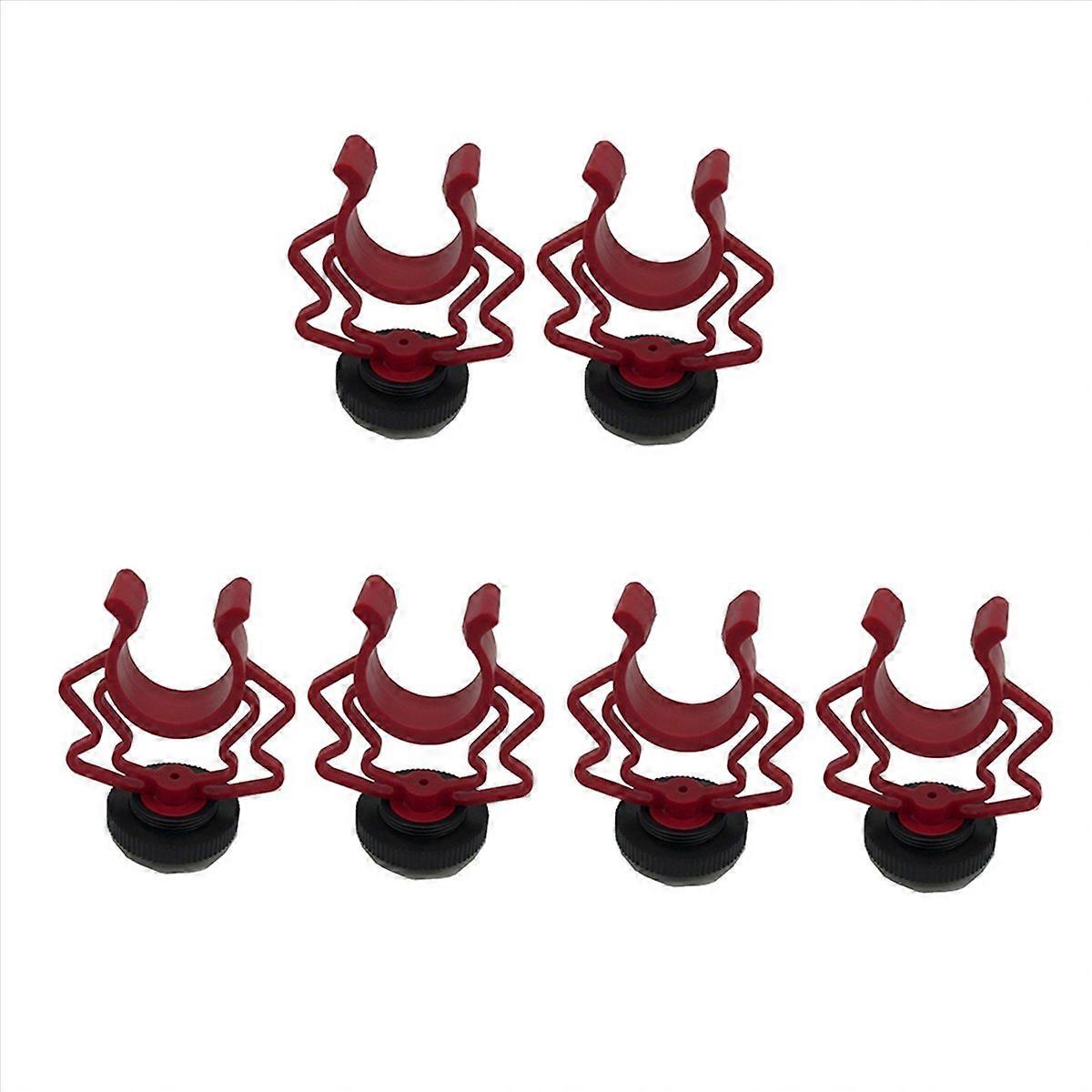 6PCS Universal Microphone Wavy Shock Mount Adapter Plastic Microphone Bracket Mount Replacement for