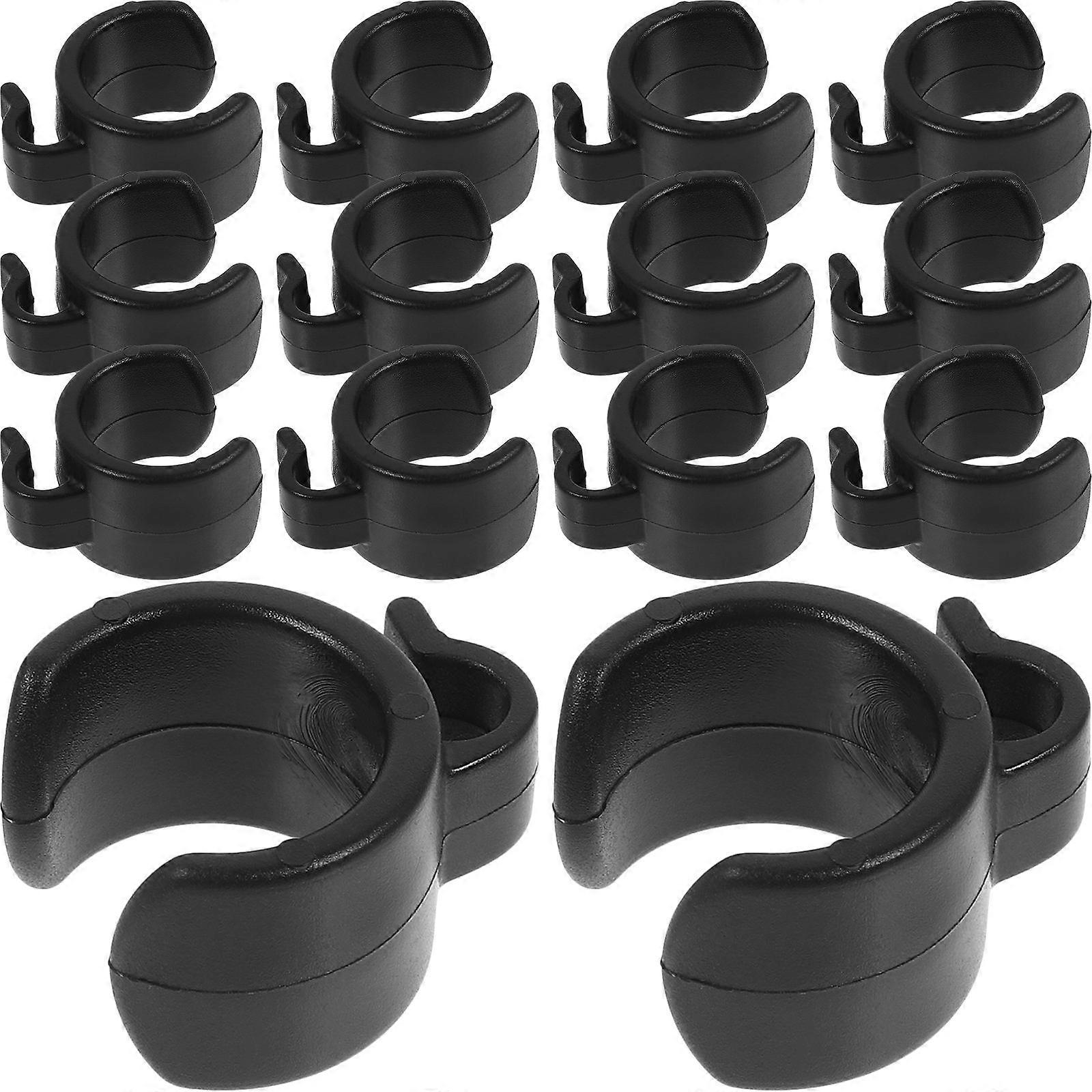 Plastic Cable Clip Mic Stand Cable Clip for Pole Mount Use 20Pcs