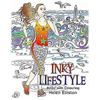 Inky Lifestyle: 50 ilustraciones de libros para colorear adultos antiestrés