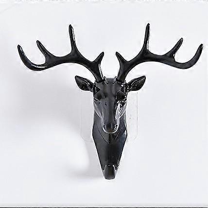 Deer Head Wall - Mounted Hook, No - Drill, Plastic