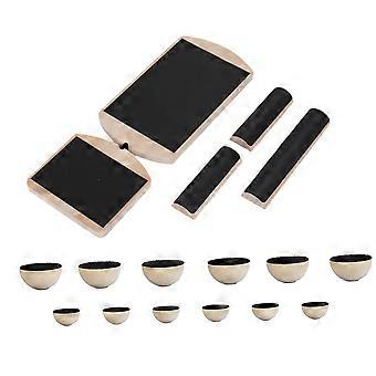 Tavola singola per allenamento di equilibrio, professionale, versatile, portatile, in legno, stabile.