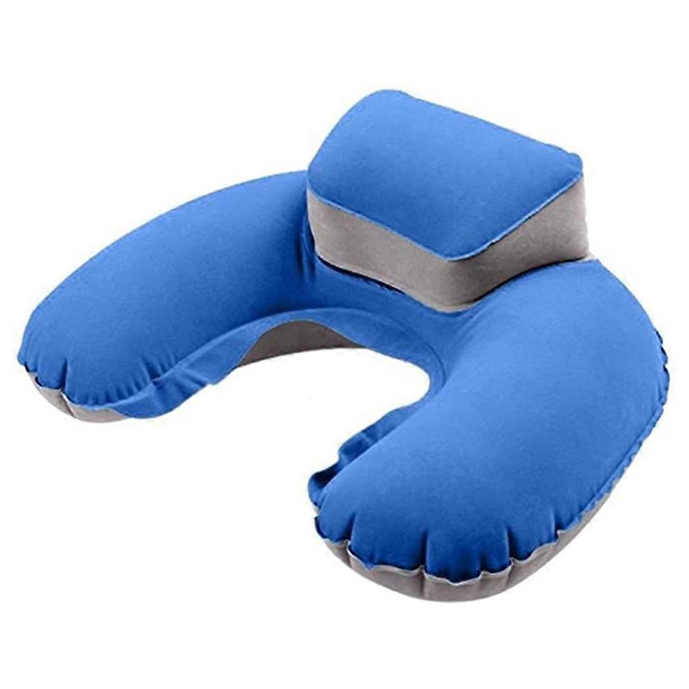 Shape Inflatable Pillow for Sleeping Use 2Pcs Comfortable Head Neck Cushion
