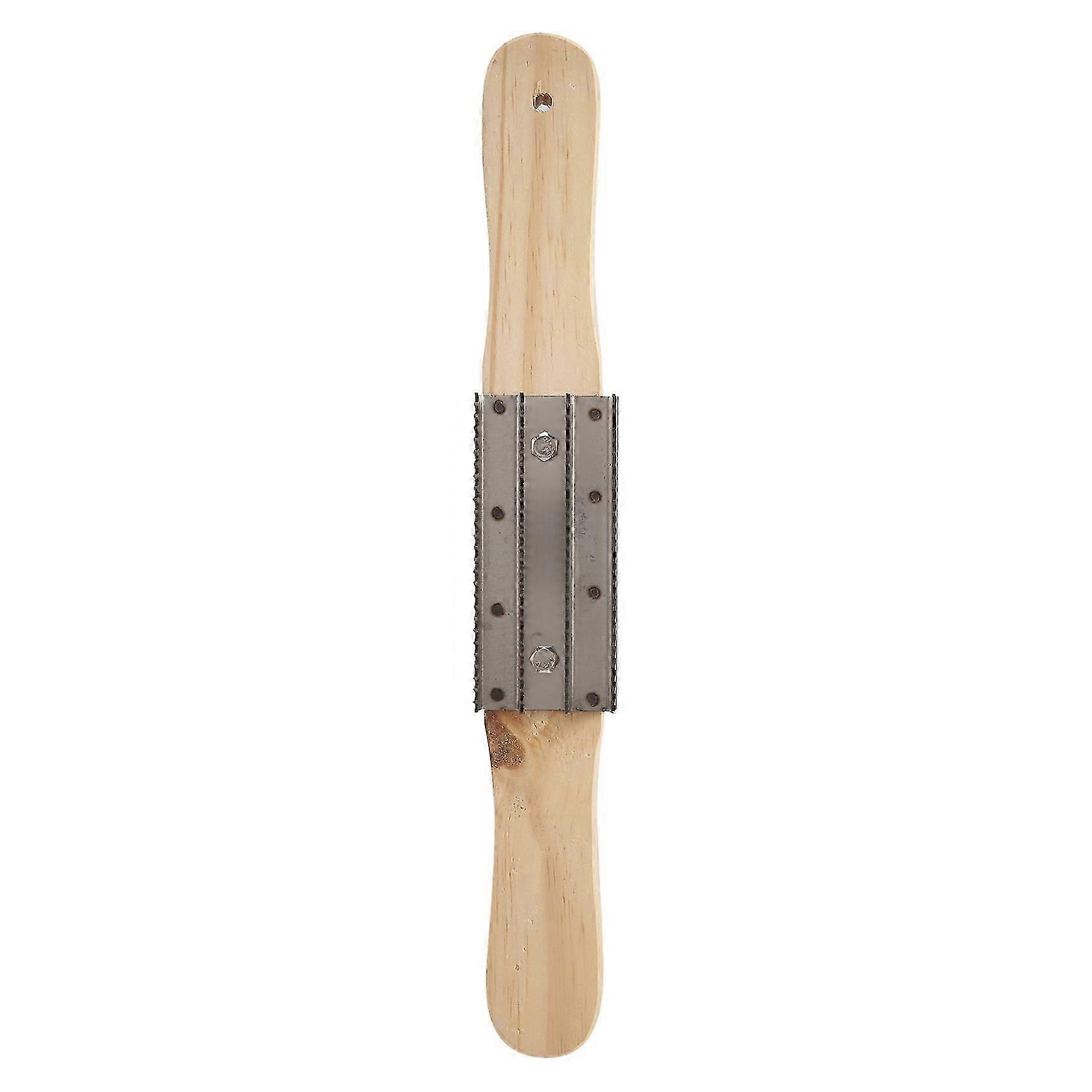 Buff Rake Wood Handle 15 Inch Buffing Rake compatible with Cleaning Buffing or Airway Buffing