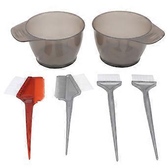 Tinting Bowls for Hair Styling with 2Pcs Plastic Hair Dye Bowls and Combs