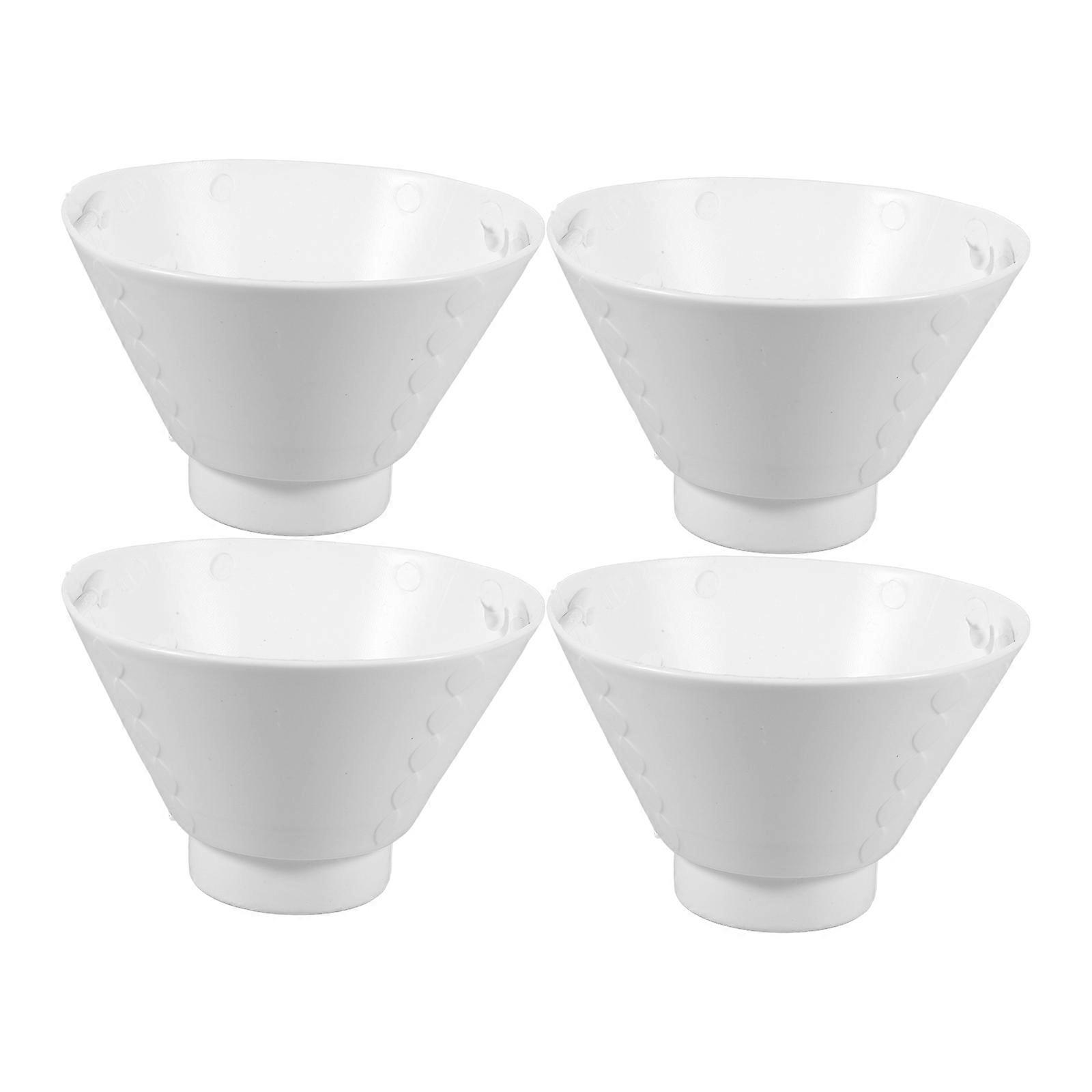 White Plastic Lamp Shade Replacement Lampshade for Ceiling Light 4Sets