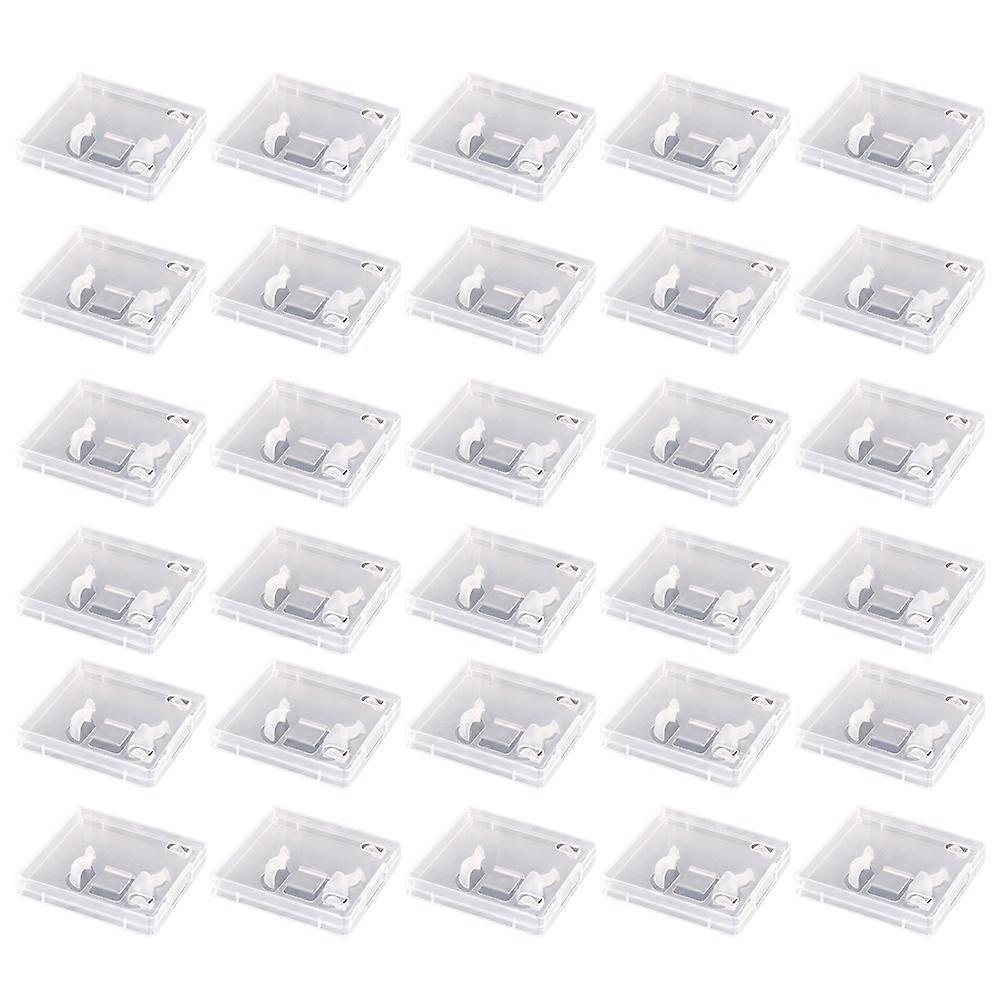 30pcs USB Flash Drive Boxes Protector Transparent Clear Storage Case Dustproof USB Stick Packaging for Memory Drives