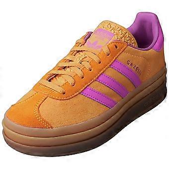 adidas Gazelle Bold Womens Fashion Trainers in Orange Purple