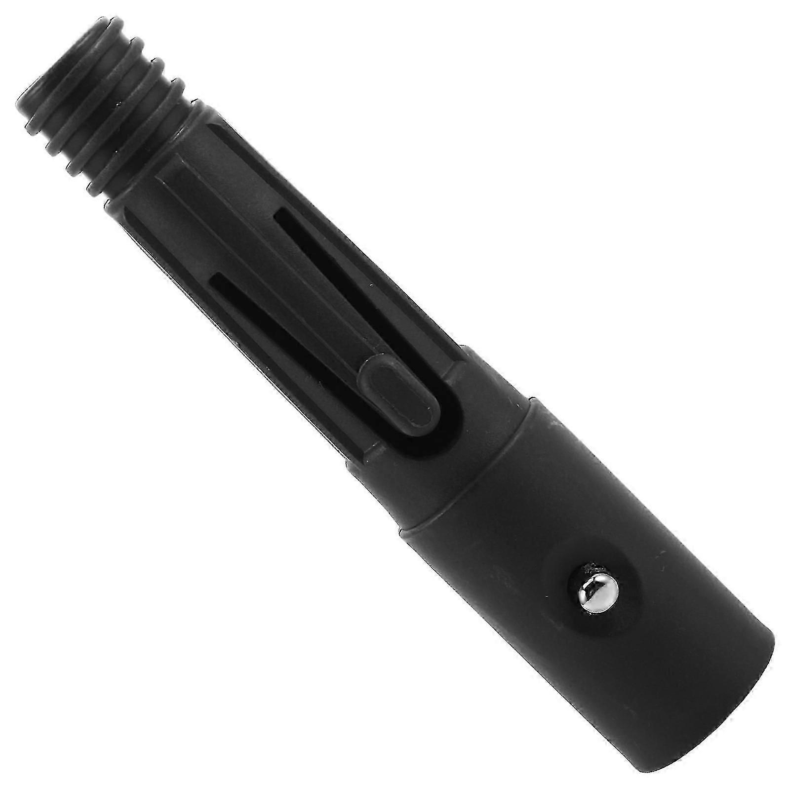 Threaded Tip Replacement Mop Pole Adapter for Versatile Use Black