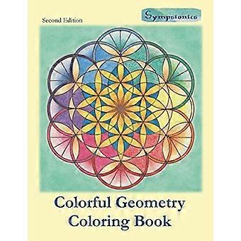 Colorful Geometry Coloring Book: Relaxing Coloring with Colored Outlines