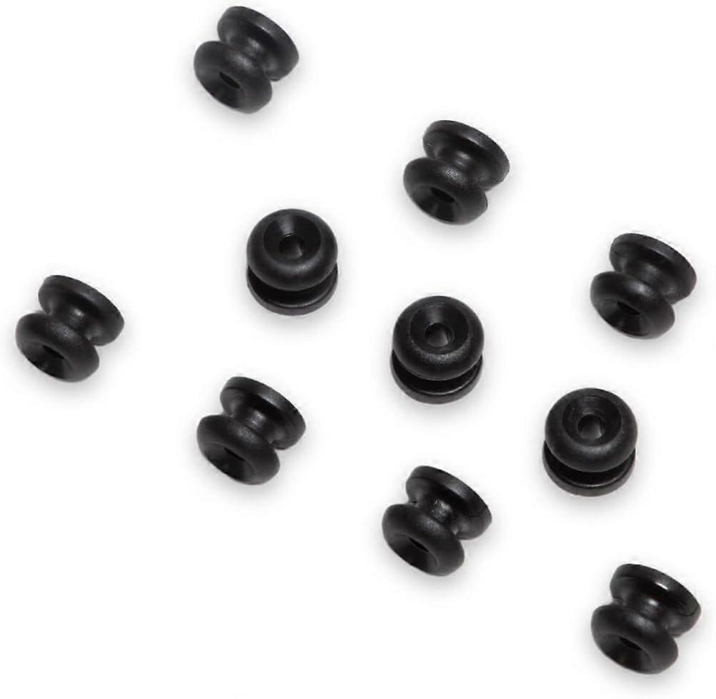 Black Attachment Knobs - 25 Pack, Knobs are Used withBungee Shock Cords for Canvas (Sold Separately)