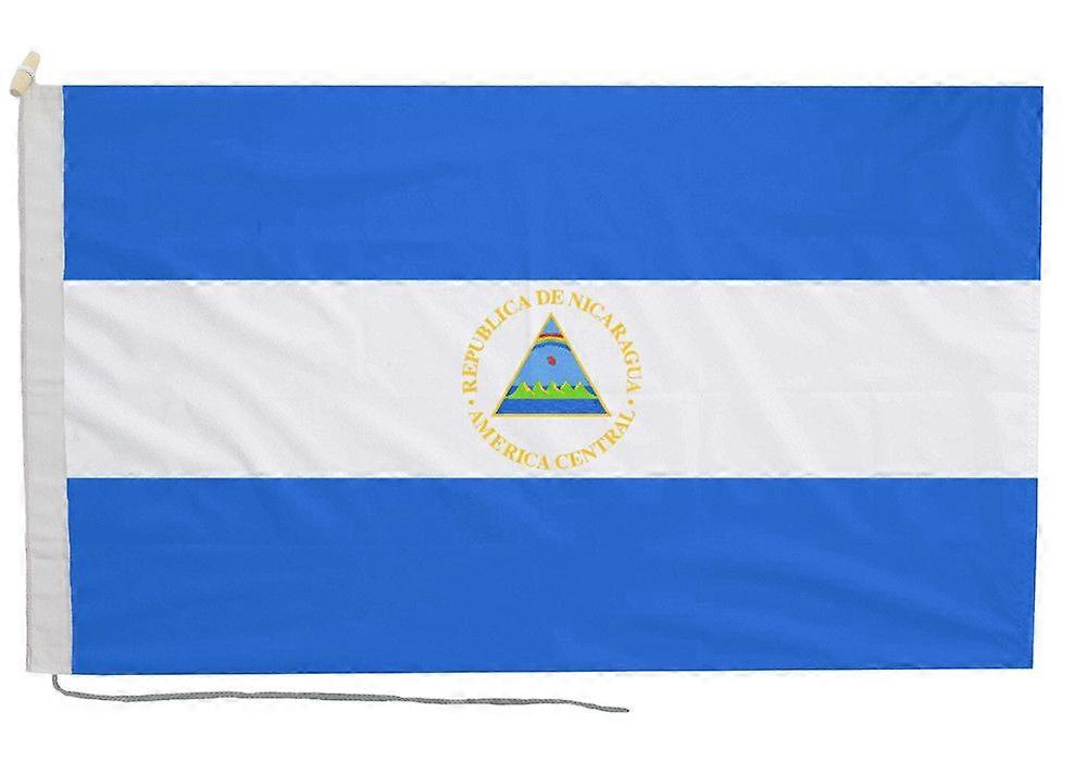 Nicaragua Flag Style-0200