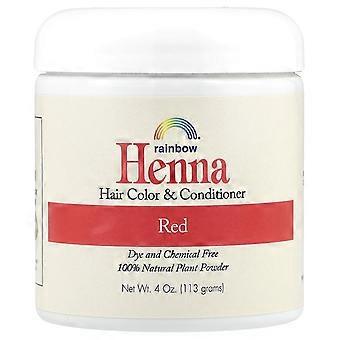 Rainbow Research, Henna, Hair Color and Conditioner, Red, 4 oz (113 g), 3-Pack