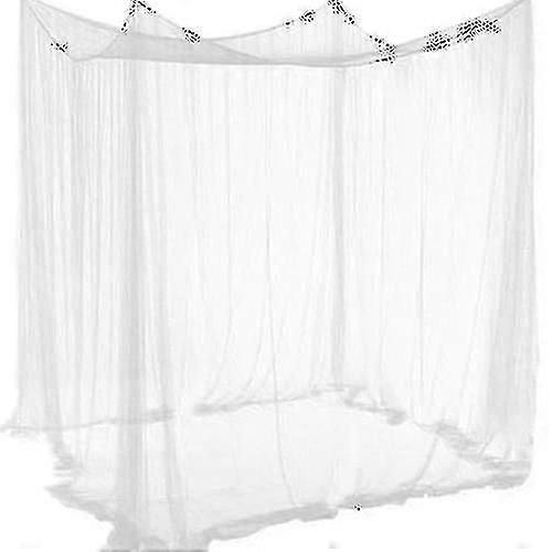 Square Mosquito Net 4 Poster Bed