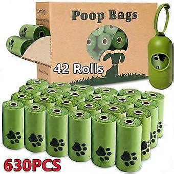 Dog Poop Bags Rolls Poo Waste Biodegradable Doggy Large Strong Thick Pet Eco