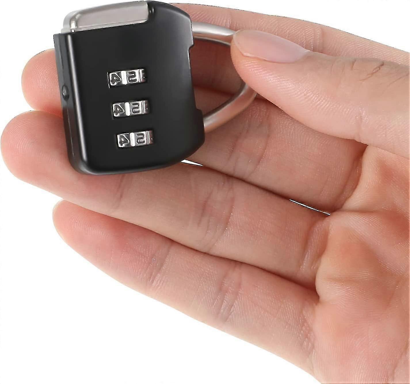 Mini Padlock 3 Digit Combination Padlock Luggage Locks Padlock Small Padlock