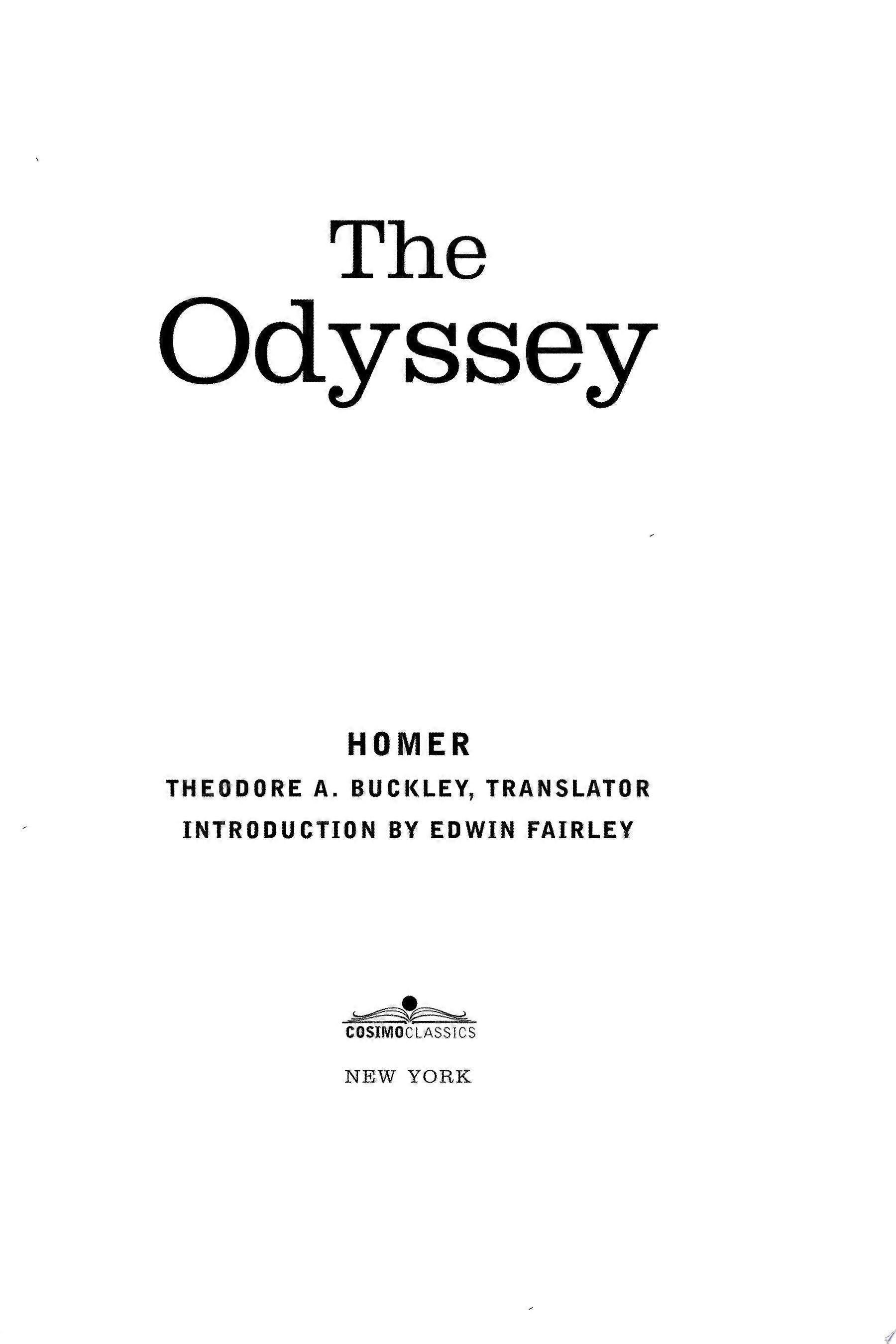 The odyssey