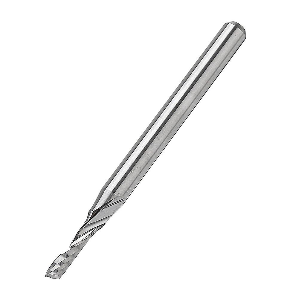 1/8 Inch Shank Single Flute Milling Cutter 1-3.17mm Tungsten Steel Pcb Engraving Bit Cnc Tool