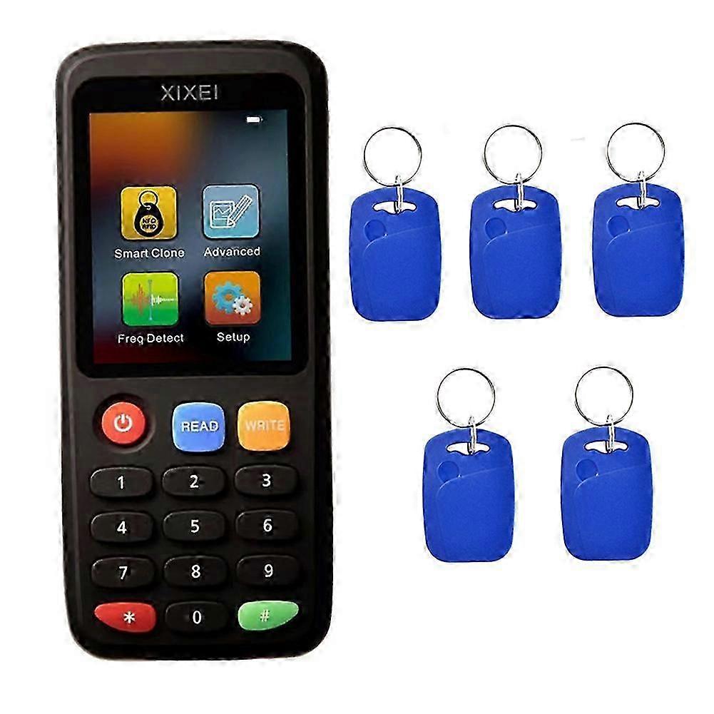 XIXEI X7 NFC Decoder Duplicator Smart Card Reader Writer 125KHz 13.56MHz Badge Clone Card Key Machine Copier Clone Programmer