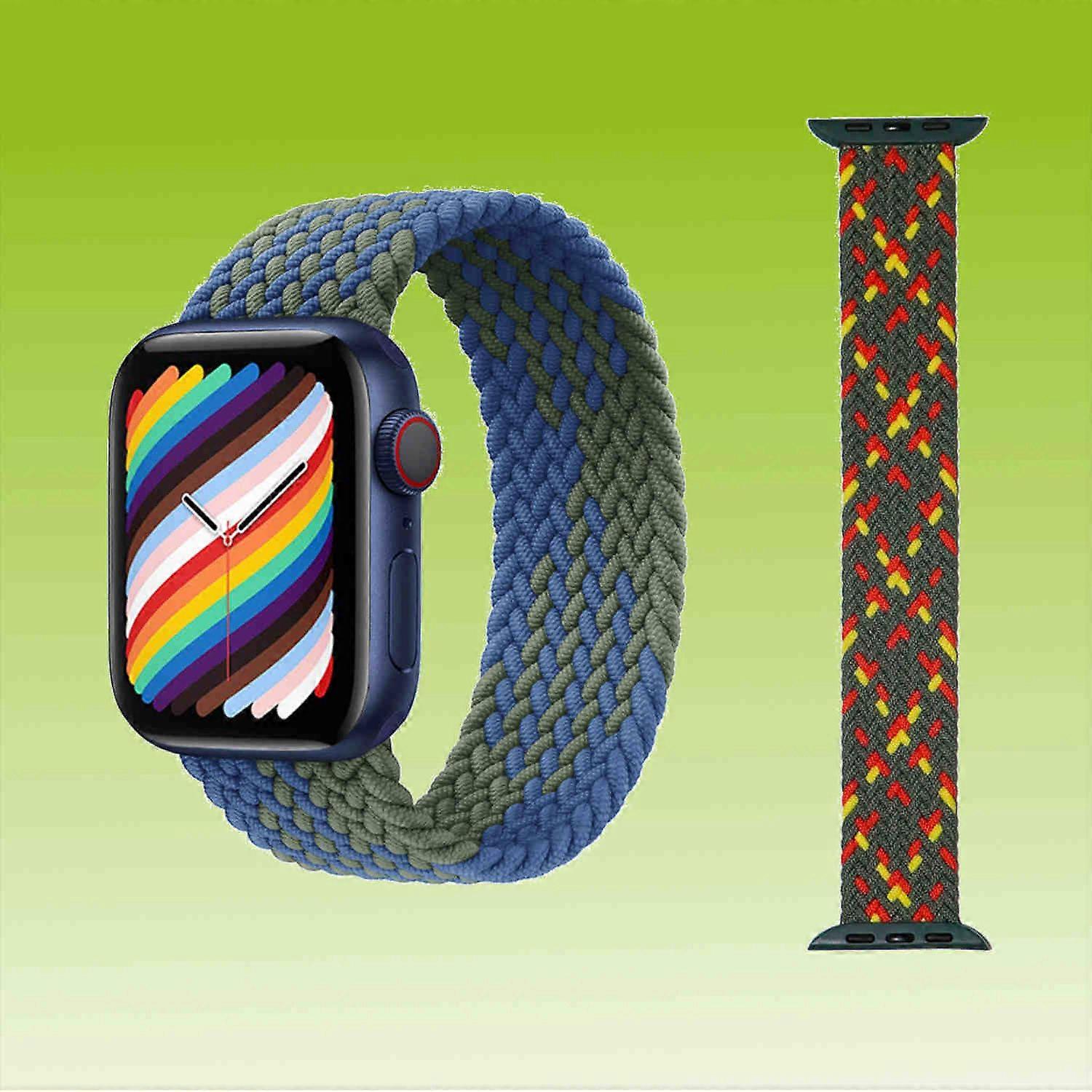 Replacement Nylon Watch Band for Apple Watch Series 10 42mm / 9 8 7 41 / 6 SE 5 4 40 / 3 2 1 38mm