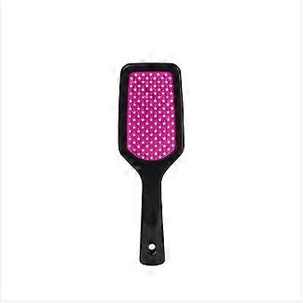 Brosse à cheveux hexagonale ventilée INF pour cheveux secs et humides, coussin d'air creux pour démêler et masser le cuir chevelu