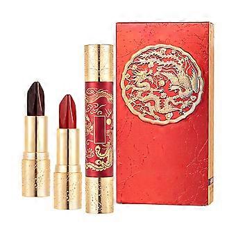 Six Color Double Ended Matte Lipstick with Soft Silky Texture and Easy Layering Finish MVO840
