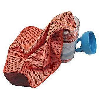 Ice Cooling Towel for Neck Instant Chill Cloth with Case Reusable for Gym Running Yoga Outdoor Sports