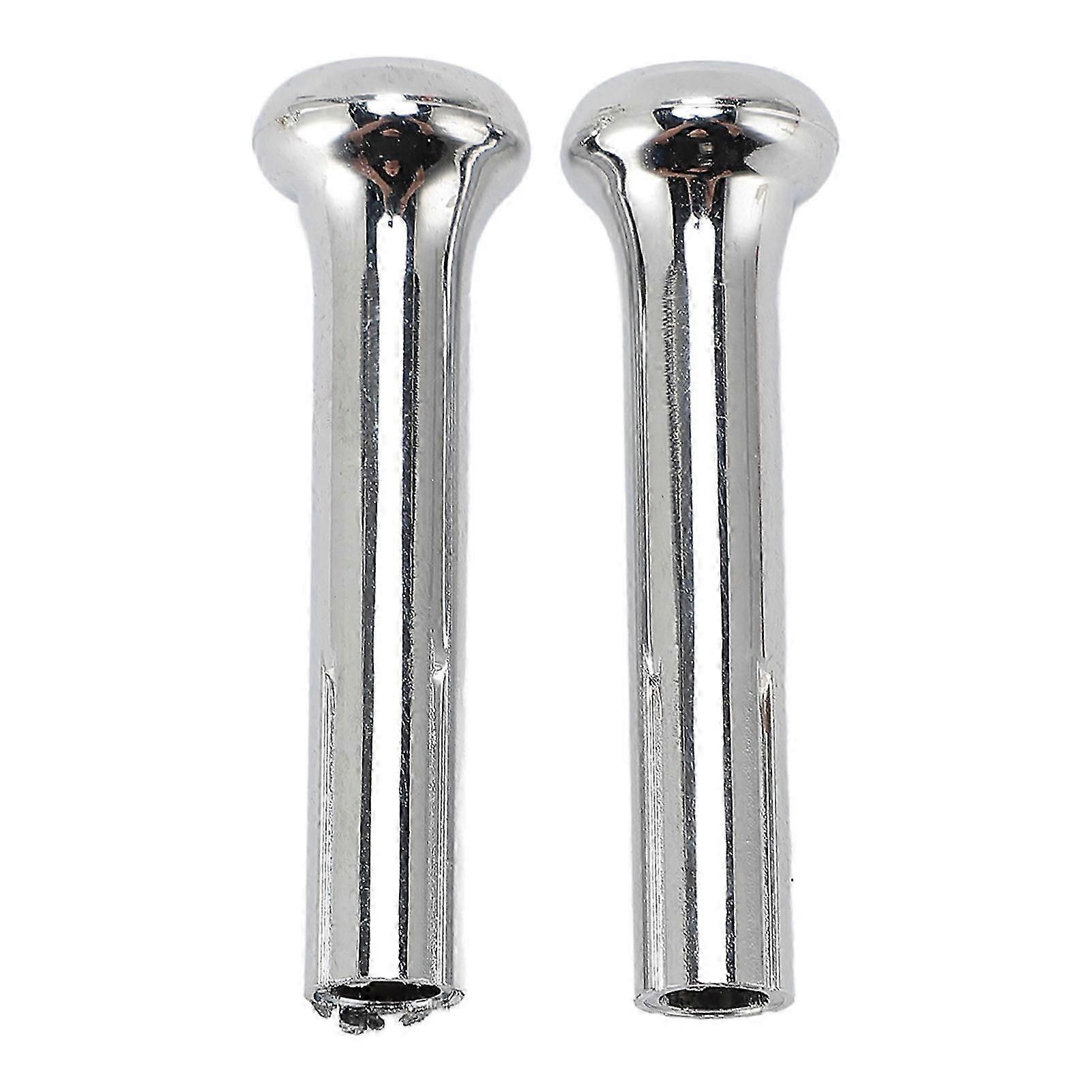 2PCS Universal Chrome Auto Door Lock Knobs Compatible with IN6728Z Anti Scratch Inner Pull Pins