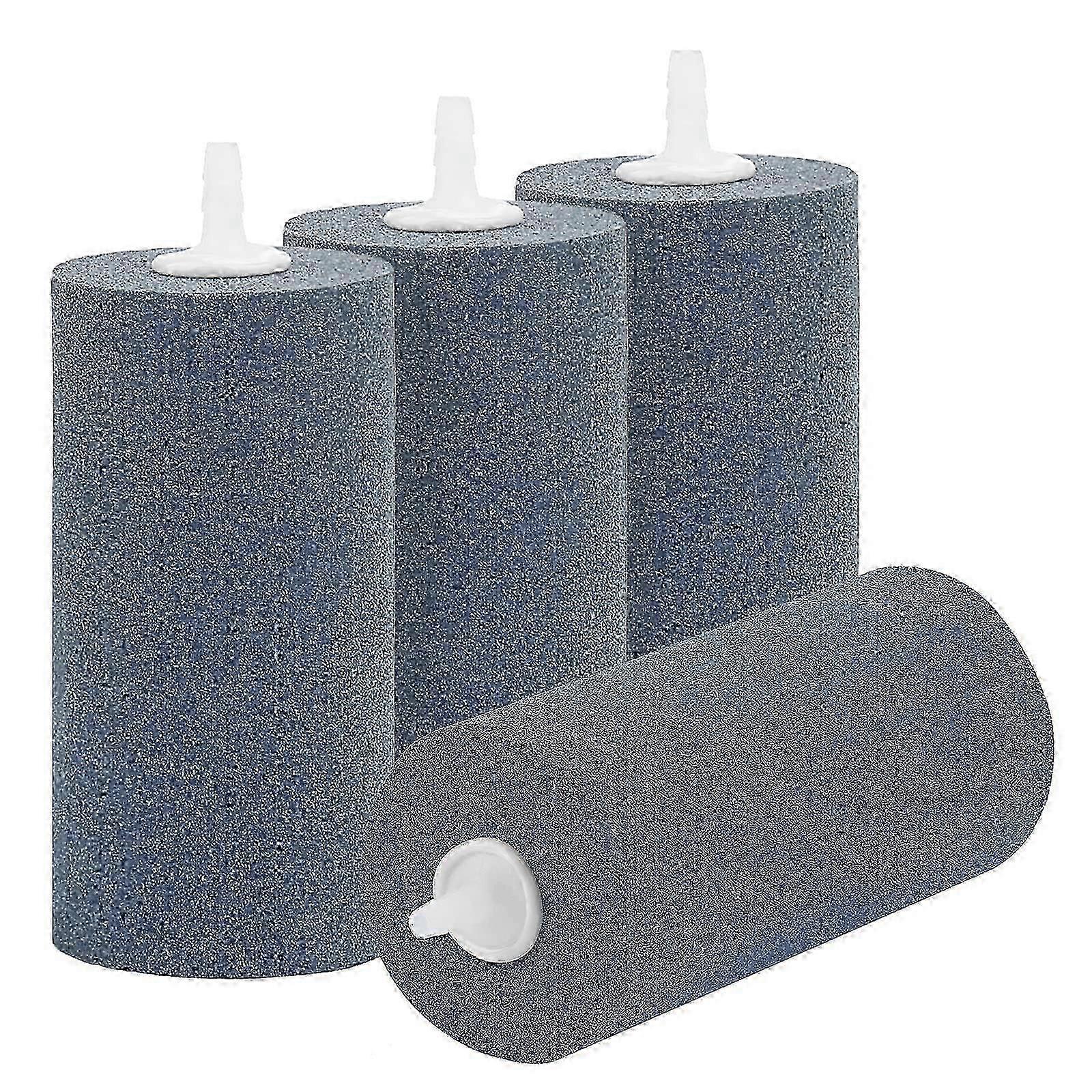 4 PCS Large Air Stone Cylinder 10 CM Bubble Diffuser compatible with Pond