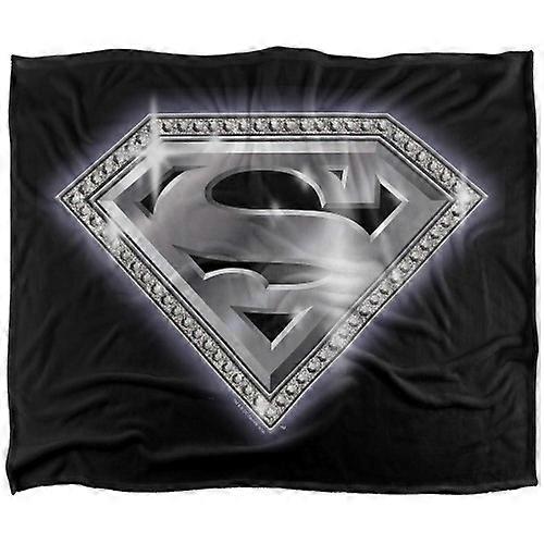 Superman Bling Shield Soft Touch Blanket