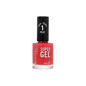Rimmel London Super Gel STEP1 Nail Polish 010 Coco Suga 12ml