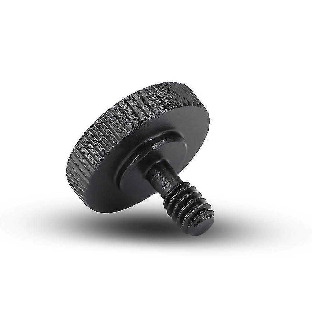 10Pcs Sturdy Black Metal 1/4in Thread Adapters