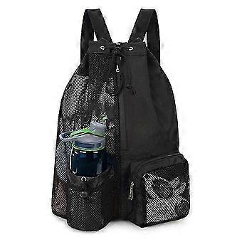 Mesh Drawstring Swim Bag Backpack for Swimming Gym and Sports
