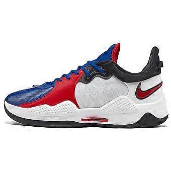 Nike Pg 5 'Valkoinen Yliopiston Punainen' CW3143-101