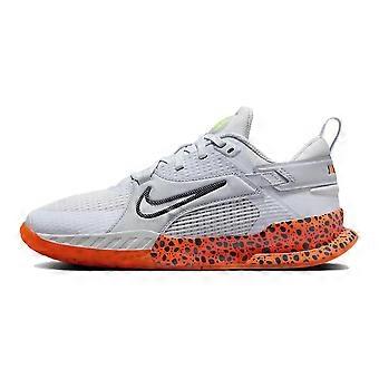 Nike Crosscourt Collection Basketballschuhe, niedrig geschnitten, Grau/Orange, Unisex, FV3474-001