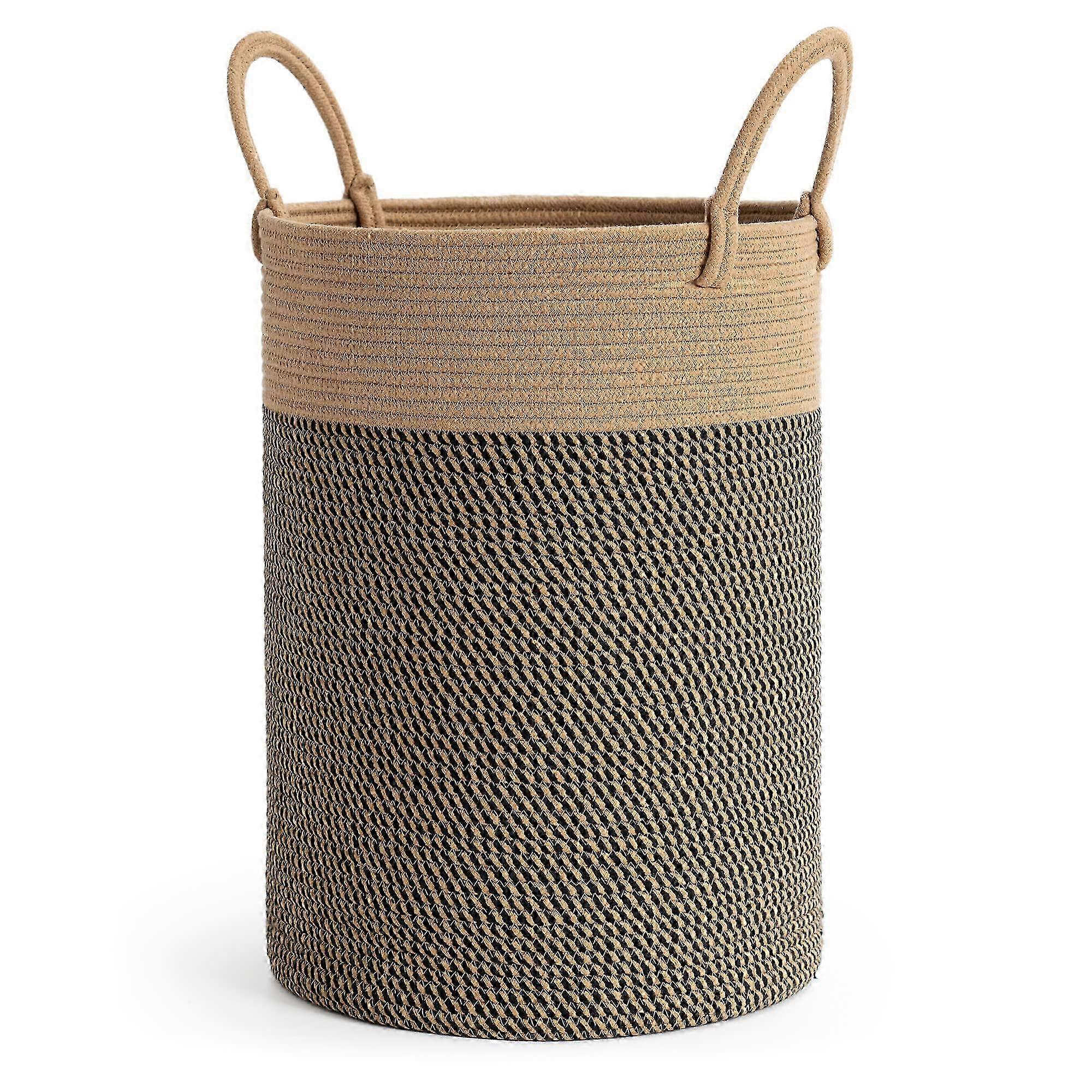 Large Natural Fibre Laundry Basket