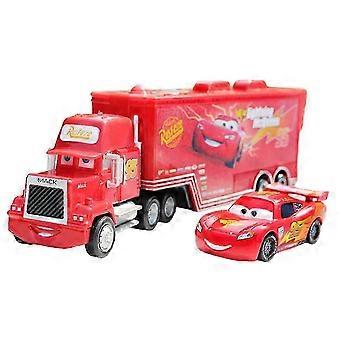 Modelo de brinquedo de caminhão de liga metálica do anime Carros
