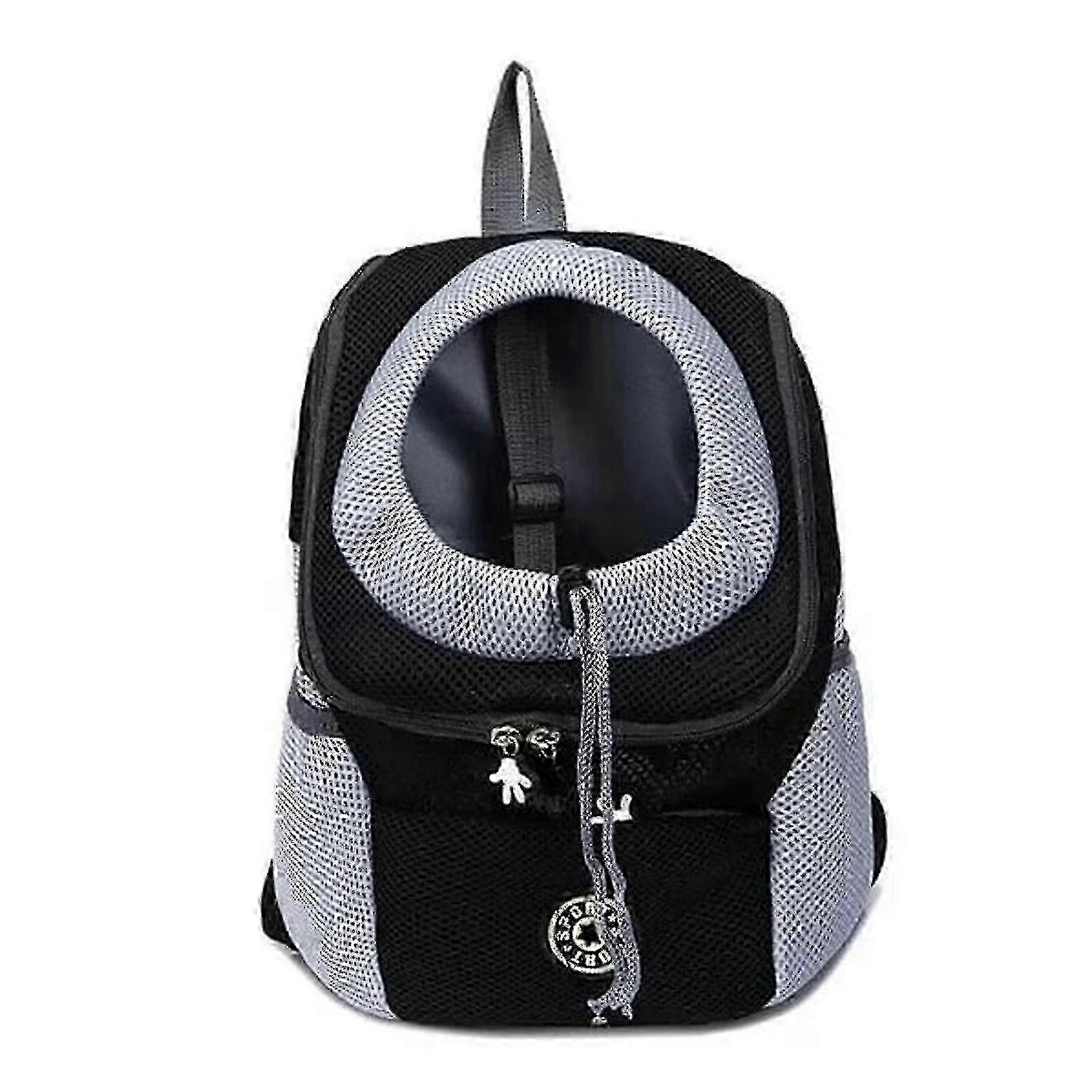 Mesh-Ventilated Dog Backpack Carrier