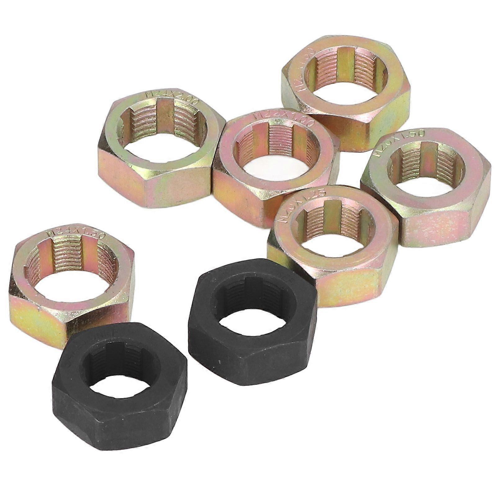 Axle Spindle Rethreading Tool Set Multiple Specification Thread Repairing Cleaning Tools
