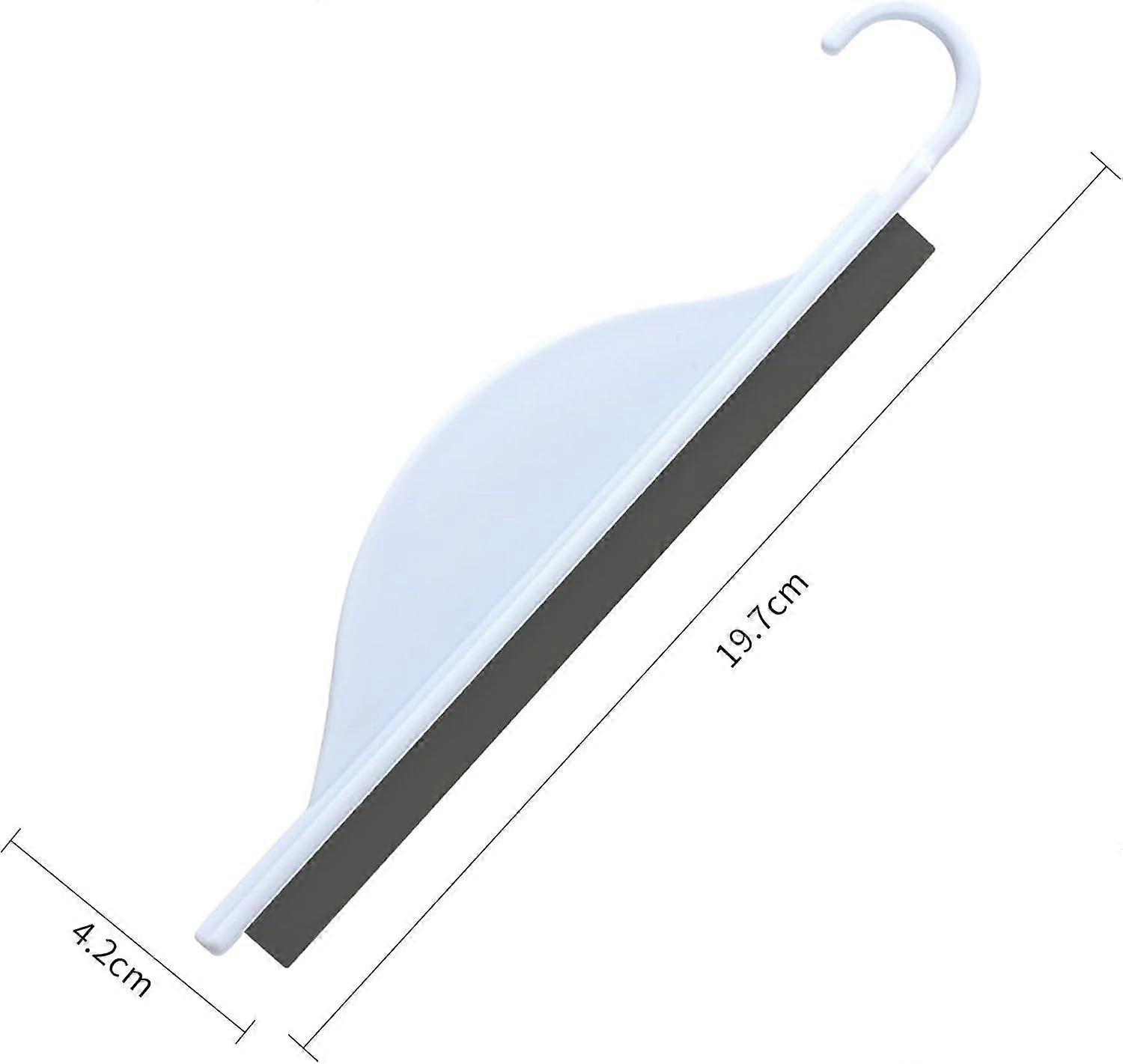 Mini Window Squeegee Set, 3 Pack, White  Multi-surface Cleaning Tools for Tile, Table Top, Glass