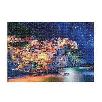 2000 Piece Jigsaw Puzzle for Adults Beach Night Landscape Educational Puzzle Set Family Game Gift