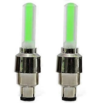 hard 2PCS Neon Bike Spoke Lights Bicycle LED Light Tire Valve Cap Flashlight Wheel Spoke Bicycle Accesso high quality-WHBYV