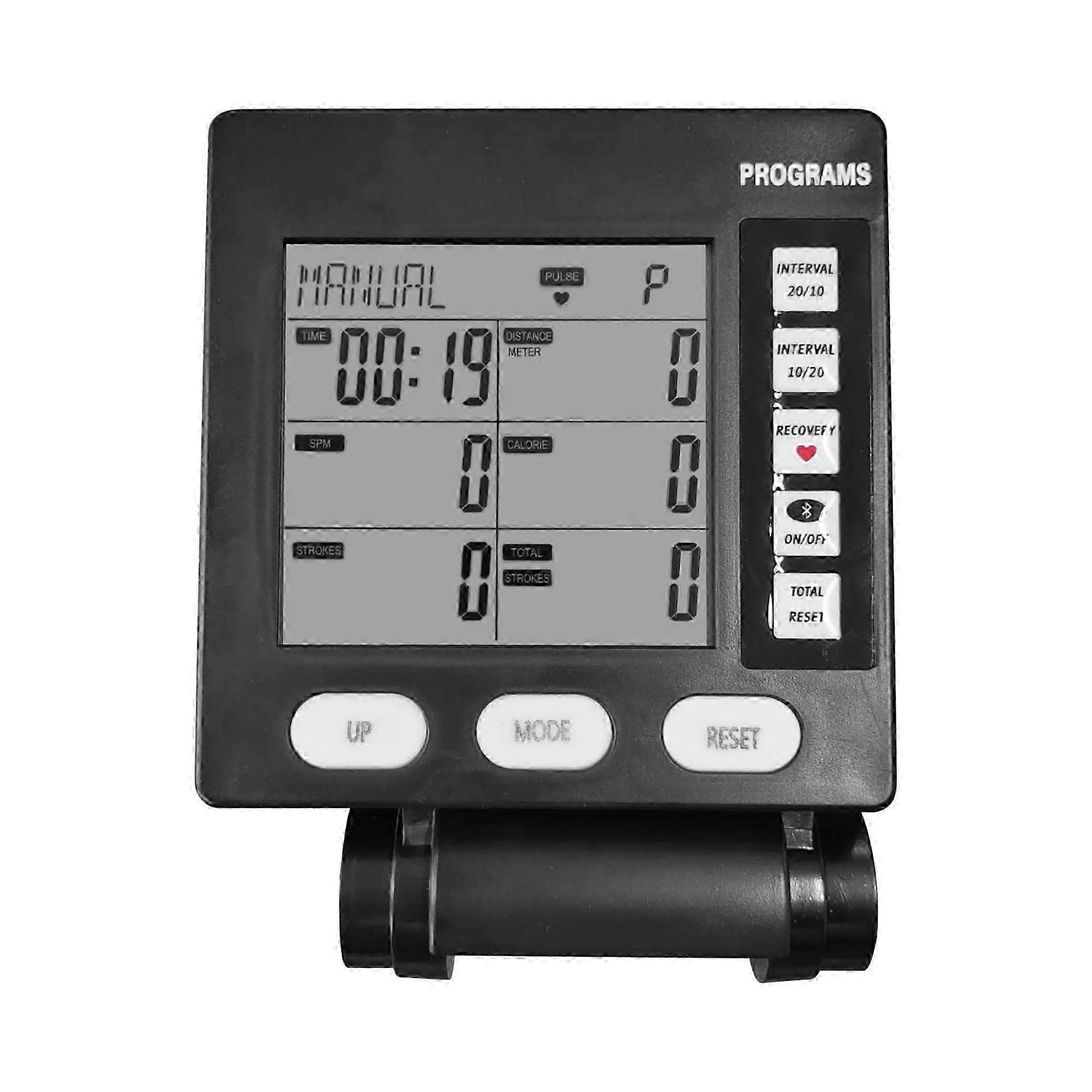 Backlit LCD Wind Rowing Machine Compact