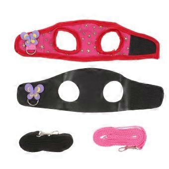 Small Animal Harness Chest Belt for Walking 2Sets Breathable Pet Traction Strap