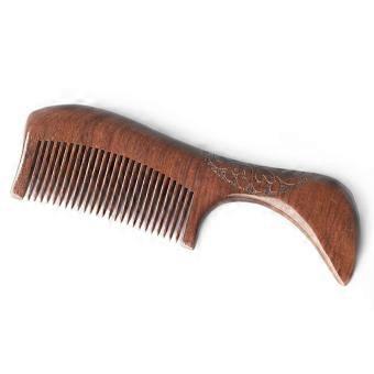 Wooden Hair Comb Set Sandalwood Non‑Static for Long Hair Gentle Detangling Scalp Massage Gift