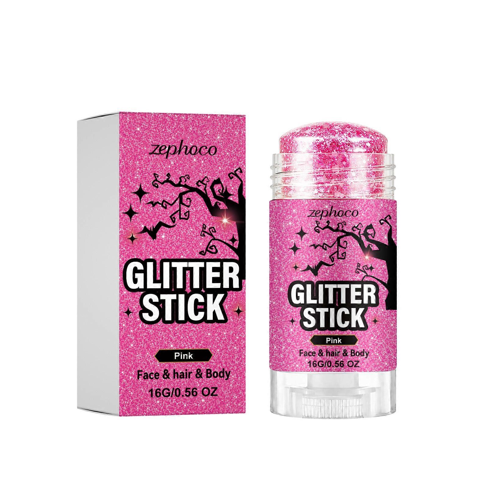 Pink Glitter Makeup Stick Gel Formula