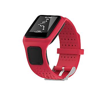 Silicone Strap For TomTom Multi Sport/Cardio/GPS Smart Watch Replacement Band For TomTom Runner 1 Series
